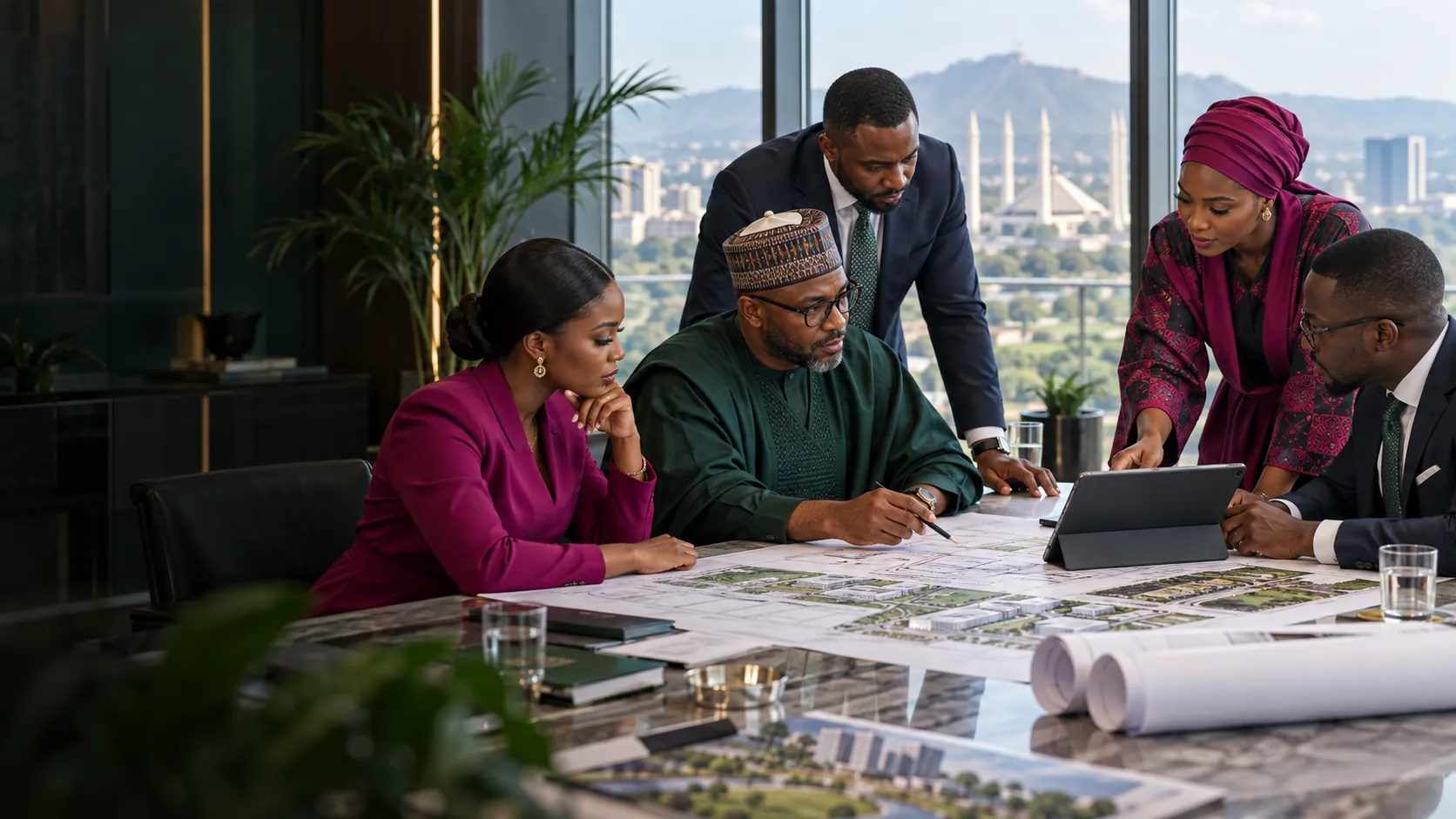 Illustrative image of corporate planning